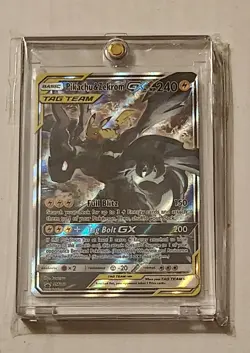 Pokemon TCG SUN AND MOON Pikachu & Zekrom GX SM168 Holo Promo - Image 5