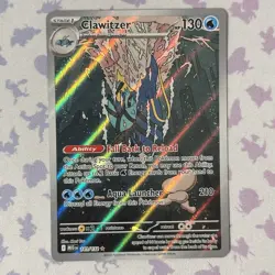 Clawitzer 141/132 Mega Evolution Illustration Rare Holo Pokemon TCG NM - Image 1