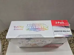 Pokemon Scarlet & Violet Prismatic Evolutions Costco Bundle 2-Pack NEW SEALED - Image 2