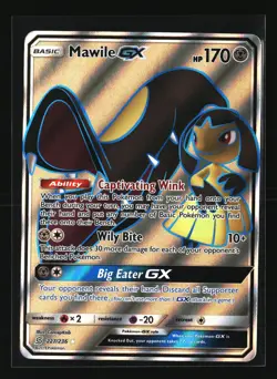 Pokemon MAWILE GX 227/236 Full Art Ultra Rare SM Unified Minds NM/Near Mint - Image 1