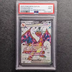PSA 9 Pokemon SVP EN-SV Black Star Premium Collection #056 Charizard EX PROMO - Image 1