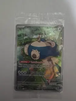 Pokemon Center 151 ETB Snorlax PC Stamped Promo Sealed - Image 1