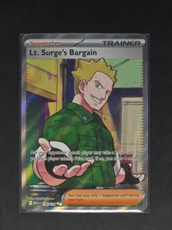 Lt. Surge's Bargain 170/132 Mega Evolution Pokemon NM/M - Image 1