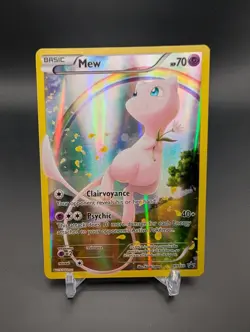 Mew Full Art Ultra Rare Mythical Collection Black Star Promo XY110 Pokemon LP - Image 1