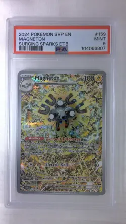 PSA 9 Magneton #159 Surging Sparks Pokemon TCG Black Star Promo MINT - Image 1