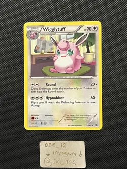 Pokemon B&W Next Destinies - Wigglytuff - Non Holo Rare - 79/99 - NM - Image 1