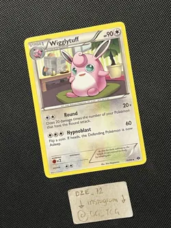 Pokemon B&W Next Destinies - Wigglytuff - Non Holo Rare - 79/99 - NM - Image 3