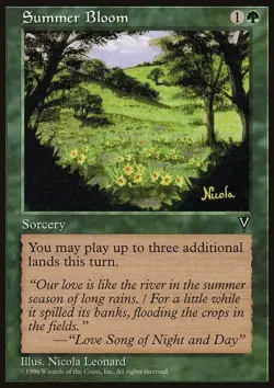 Summer Bloom - Visions | MTG Card - Image 3