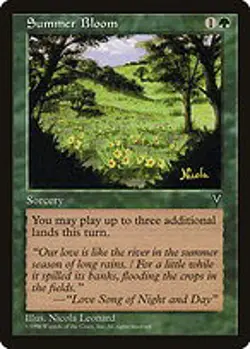 Summer Bloom - Visions | MTG Card - Image 4