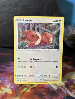 Eevee COSMOS HOLO Black Star PROMO card SWSH175 Sword & Shield Pokemon TCG 2021 - Image 1