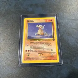 Vintage Pokemon TCG Jungle Cubone 50/64(MP) Marowak 39/64(LP) 2 Card Lot - Image 3