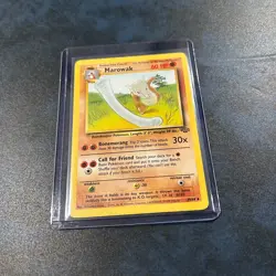Vintage Pokemon TCG Jungle Cubone 50/64(MP) Marowak 39/64(LP) 2 Card Lot - Image 5