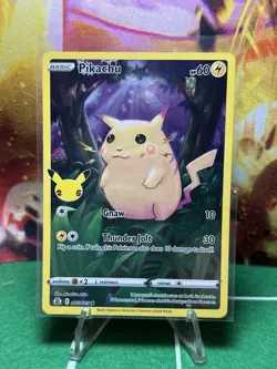 Lot Of 20 Celebrations Pikachu Full Art 005/025 Pokemon Cards - Image 4