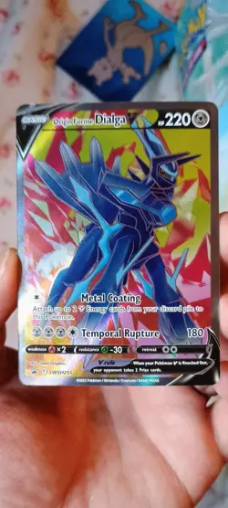 Origin Forme Dialga V SWSH255 SWSH: Sword & Shield Promo Cards Holo - Image 1
