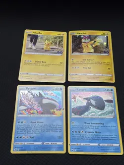 Pokemon Card Lot Swsh Promo Pikachu Pokemon Go & Holo Rares NM - Image 2