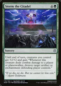 STORM THE CITADEL X4 (ONE IS FOIL!) *WAR OF THE SPARK* - Image 1