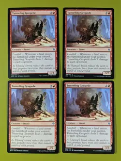 Tunneling Geopede x4 Battle for Zendikar 4x Playset Magic the Gathering MTG - Image 1