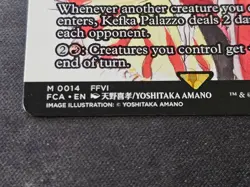 Kefka Palazzo - Purphoros, God of the Forge Showcase MTG Final Fantasy FCA 14 - Image 2