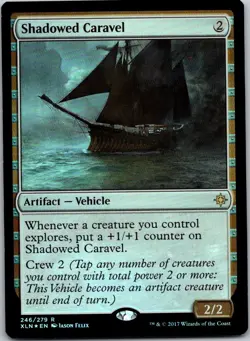 Magic the Gathering Shadowed Caravel Foil Ixalan MTG Free Shipping! - Image 1