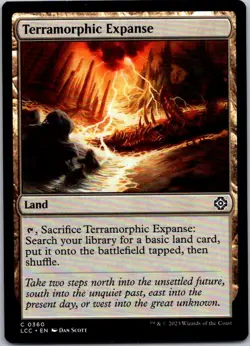 Magic the Gathering Terramorphic Expanse Lost Caverns of Ixalan Commander MTG - Image 1