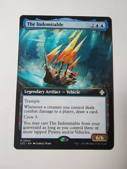 The Indomitable (Extended Art) Commander: the Lost Caverns of Ixalan Regular - Image 1