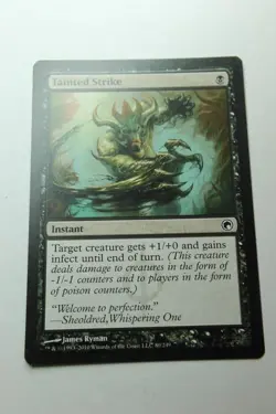 MTG Tainted Strike x1- -Scars of Mirrodin-Lightly Played - Image 1