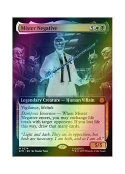 Magic the Gathering MTG SPM Mister Negative 274 Foil Near Mint - Image 1