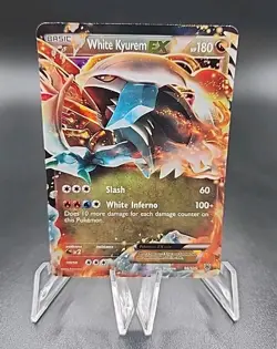 White Kyurem EX 96/135 Ultra Rare Black & White Plasma Storm Pokemon - Image 1