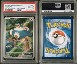 Snorlax 151 Promo Pokemon Center ETB PSA 10 Gem Mint 2023 051 Holy Grail MINT - Image 1