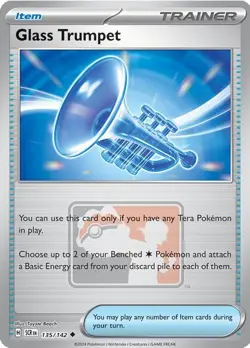 Glass Trumpet 135/142 Promo League & Championship Cards Pokemon Card - Image 1