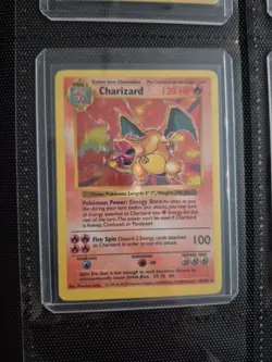 1999 Pokemon Shadowless Charizard Holo Base Set Card 4/102 Lightly Played - Image 1