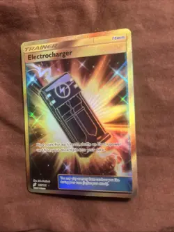 Pokemon TCG Electrocharger Sun & Moon Team Up 193/181 Holo Card Secret Rare - Image 1