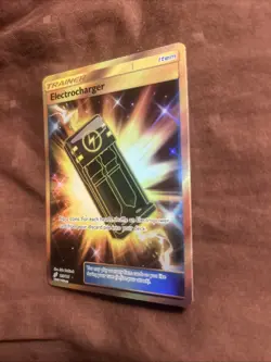 Pokemon TCG Electrocharger Sun & Moon Team Up 193/181 Holo Card Secret Rare - Image 2