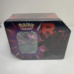 Pokemon TCG Nidoking ex 5-Booster Team Rocket Tin New Factory Sealed Card Cards - Image 1