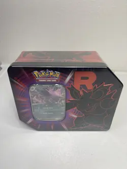Pokemon TCG Nidoking ex 5-Booster Team Rocket Tin New Factory Sealed Card Cards - Image 2