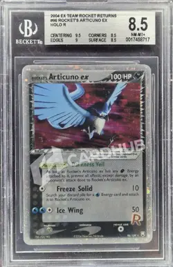 CARTA POKEMON ARTICUNO EX TEAM ROCKET RETURNS 96/109 BGS 8.5 CARD BECKETT ENG - Image 1