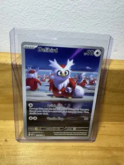 Delibird 152/132 Mega Evolution Illustration Rare Pokemon Card English NM - Image 1