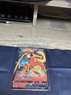 Pokemon TCG Charizard v Crown Zenith Holo Ultra Rare Card 018/159 NM/M Condition - Image 1