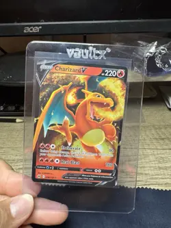 Pokemon TCG Charizard v Crown Zenith Holo Ultra Rare Card 018/159 NM/M Condition - Image 4