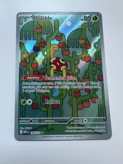 Shuckle 136/132 Mega Evolution Illustration Rare Pokemon Card English NM - Image 1