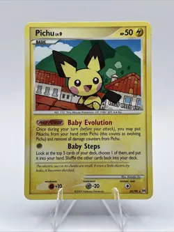 Pokemon TCG Arceus Pichu Card 25/99 Regular Rare 2009 NM - Image 1