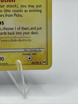 Pokemon TCG Arceus Pichu Card 25/99 Regular Rare 2009 NM - Image 3