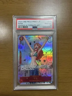 Nami PSA10 Super Parallel Comic Art OP01 016 One Piece Card PRB01 Rare - Image 1