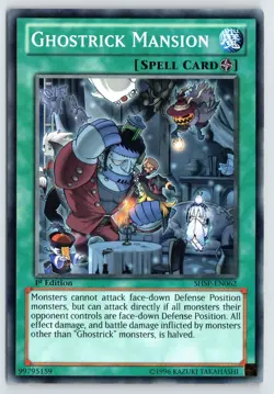 Ghostrick Mansion (Common) SHSP- EN062 1st Edition YuGiOh TCG Card - Image 1