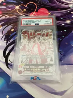 Come We'll Fight You PSA10 OP09 020 Alternate Art PRB02 One Piece Card - Image 1