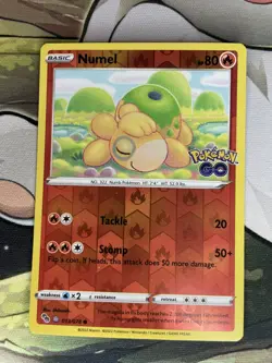 Pokemon TCG: Numel (Peelable Ditto) 013/078 Pokemon GO Reverse Holo - Image 1