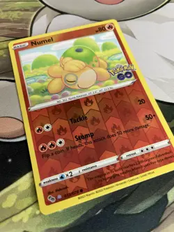 Pokemon TCG: Numel (Peelable Ditto) 013/078 Pokemon GO Reverse Holo - Image 2