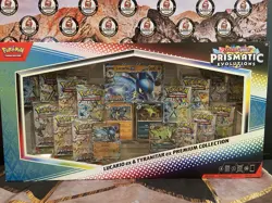Pokemon TCG SV Prismatic Evolutions Lucario EX & Tyranitar EX Premium Collection - Image 1