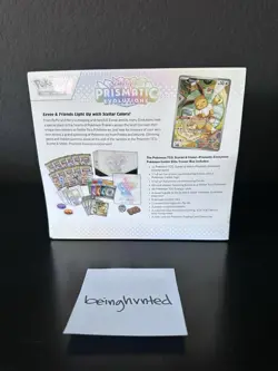 Pokemon Center Prismatic Evolutions Elite Trainer Box | Sealed PC w/ Small Tear - Image 3