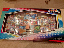 Pokemon Lucario Ex Tyranitar Ex Premium Collection Prismatic Evolution Sealed - Image 1